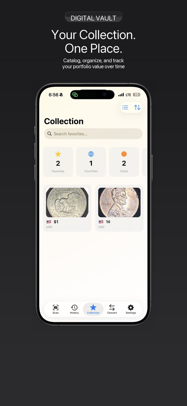 Build a searchable digital collection of your coins